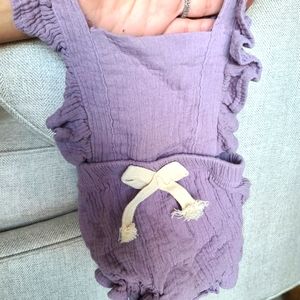 Sofia Romper in Violet